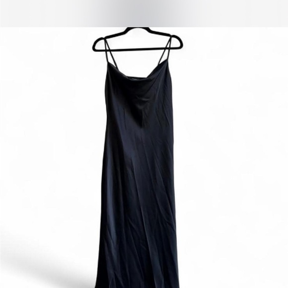 Black Satin Dress (NWT) - Picture 2 of 4